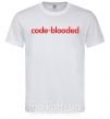 Мужская футболка Code blooded Белый фото