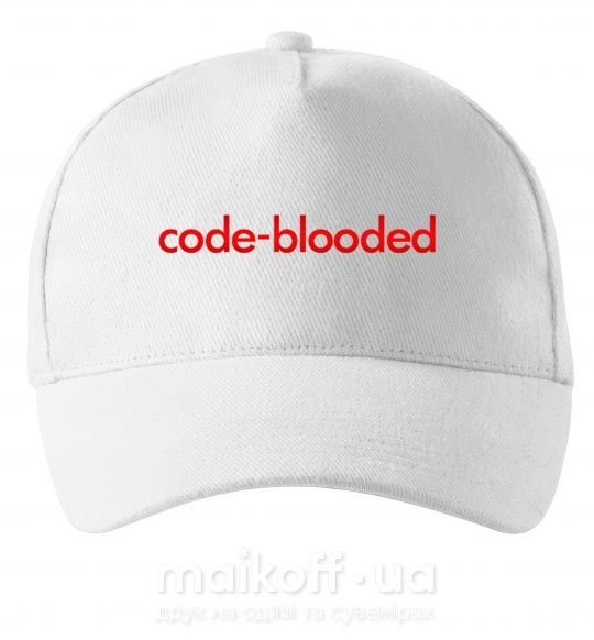 Кепка Code blooded Білий фото