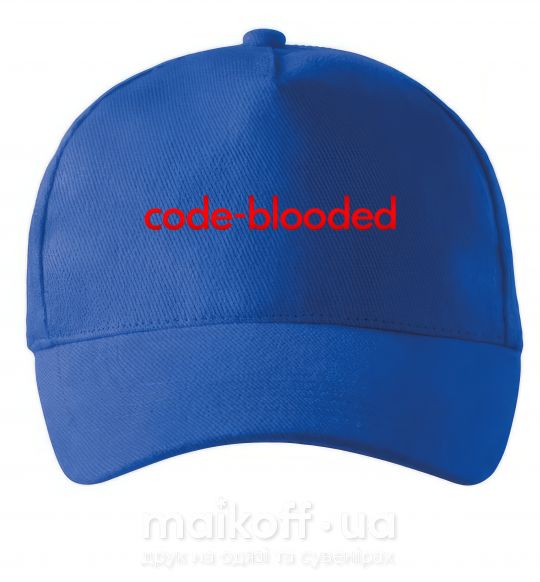 Кепка Code blooded Ярко-синий фото