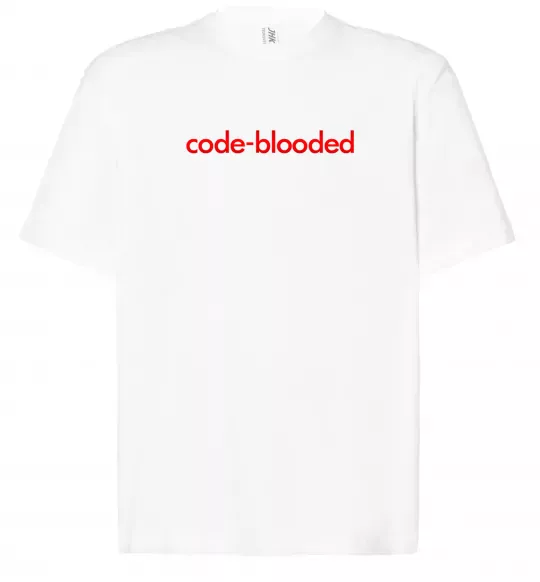 Футболка Оверсайз Code blooded Белый фото