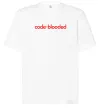 Футболка Оверсайз Code blooded Белый фото
