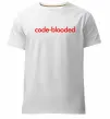 Чоловіча преміум футболка Code blooded Білий фото