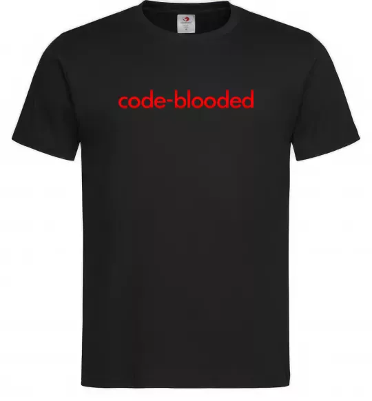 Мужская футболка Code blooded Черный фото
