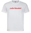 Мужская футболка Code blooded Белый фото
