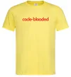 Мужская футболка Code blooded Лимонный фото