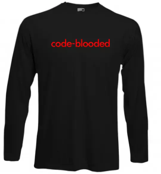 Лонгслів Code blooded Чорний фото