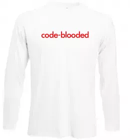 Лонгслив Code blooded Белый фото