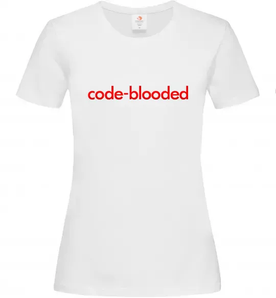 Женская футболка Code blooded Белый фото