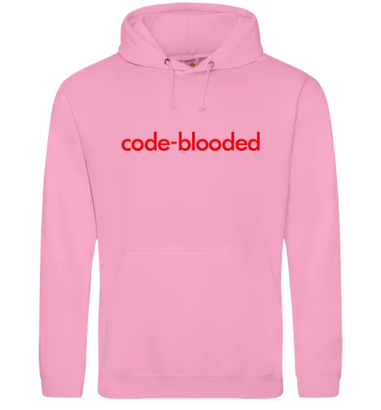 Мужская толстовка (худи) Code blooded Розовый фото