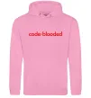 Мужская толстовка (худи) Code blooded Розовый фото