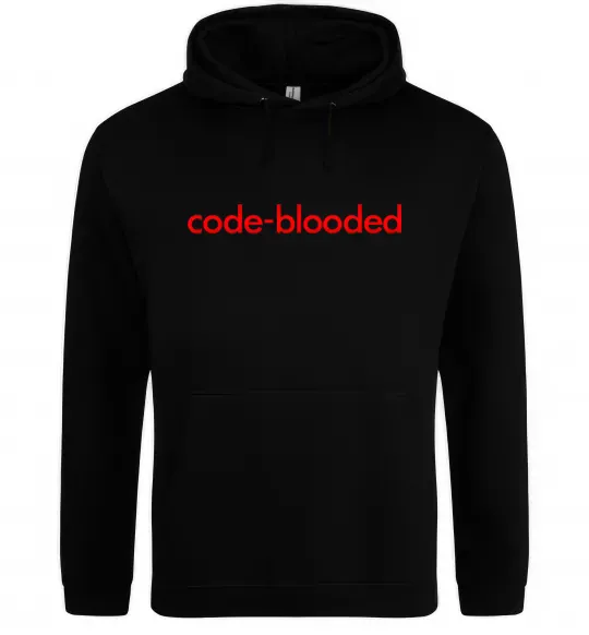 Женская толстовка (худи) Code blooded Черный фото
