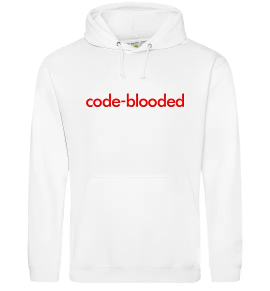 Женская толстовка (худи) Code blooded Белый фото