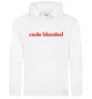 Женская толстовка (худи) Code blooded Белый Женская толстовка (худи) Code blooded Белый фото