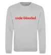 Світшот Code blooded Сірий меланж фото