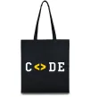 Еко-сумка Code word Чорний Еко-сумка Code word Чорний фото