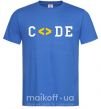 Мужская футболка Code word Ярко-синий фото