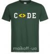 Мужская футболка Code word Темно-зеленый фото