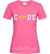 Женская футболка Code word Ярко-розовый фото