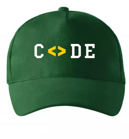 Кепка Code word Темно-зеленый фото