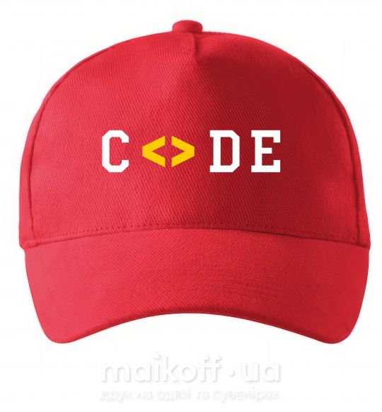 Кепка Code word Красный фото