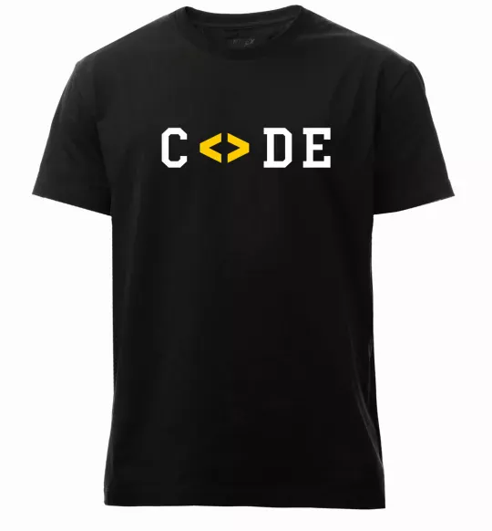 Мужская премиум футболка Code word Черный фото