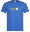 Мужская футболка Code word Ярко-синий фото