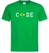 Мужская футболка Code word Зеленый фото