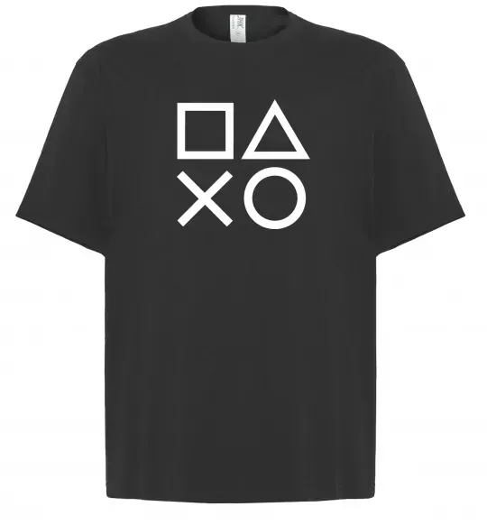 Футболка Оверсайз Play station Чорний фото