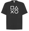 Футболка Оверсайз Play station Чорний фото