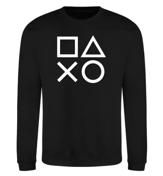 Світшот Play station Чорний фото