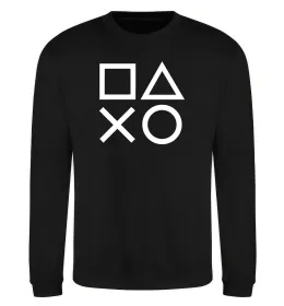 Світшот Play station Чорний фото