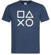Мужская футболка Play station Темно-синий Мужская футболка Play station Темно-синий фото