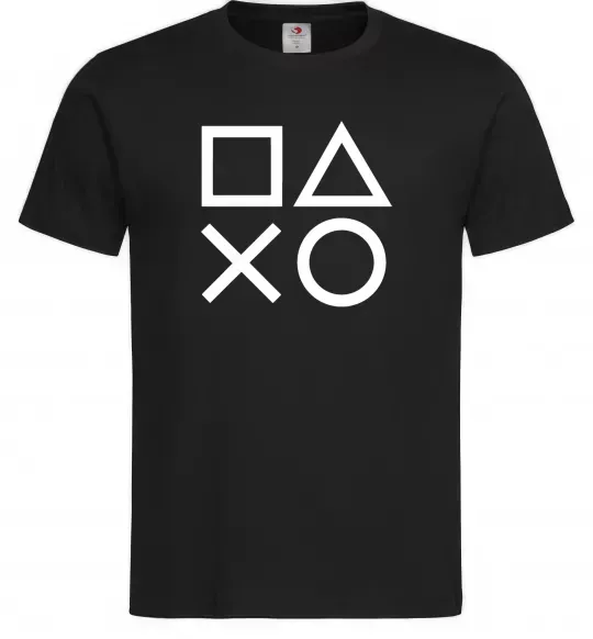 Мужская футболка Play station Черный фото