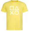 Мужская футболка Play station Лимонный Мужская футболка Play station Лимонный фото