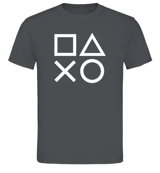 Мужская футболка Play station Графит фото