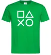 Мужская футболка Play station Зеленый Мужская футболка Play station Зеленый фото