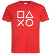 Мужская футболка Play station Красный Мужская футболка Play station Красный фото