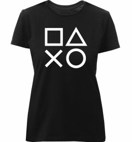 Женская премиум футболка Play station