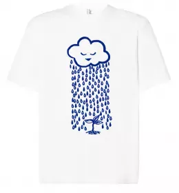 Футболка Оверсайз Rain Белый фото