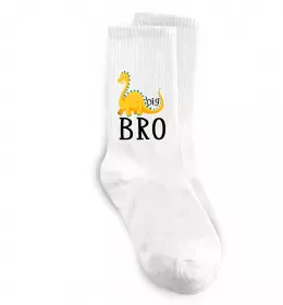 Носки Dinosaur big bro Белый фото