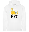 Чоловіча толстовка (худі) Dinosaur big bro Білий Чоловіча толстовка (худі) Dinosaur big bro Білий фото