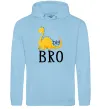 Чоловіча толстовка (худі) Dinosaur big bro Блакитний фото