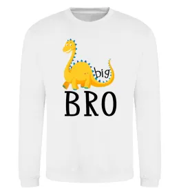 Свитшот Dinosaur big bro Белый фото