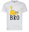 Чоловіча футболка Dinosaur big bro Білий фото
