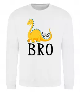 Свитшот Dinosaur big bro Белый фото
