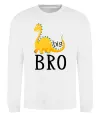 Свитшот Dinosaur big bro Белый фото
