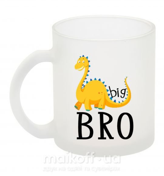 Чашка скляна Dinosaur big bro Фроузен фото