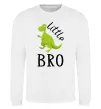 Свитшот Dinosaur little bro Белый фото