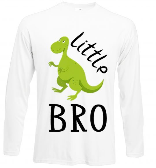 Реглан Dinosaur little bro Білий фото