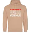 Мужская толстовка (худи) Stand back Песочный Мужская толстовка (худи) Stand back Песочный фото